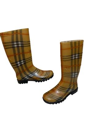 Burberry | Classic Plaid Rain Boots Italian size 37